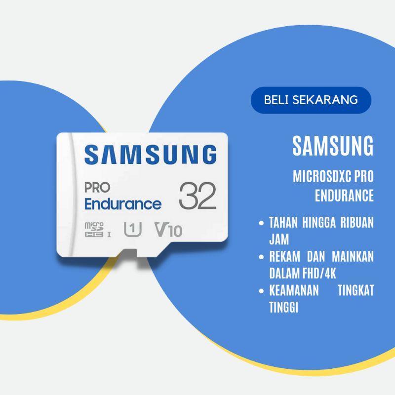 Kartu Memori - Samsung MicroSDXC Pro Endurance - MB-MJ