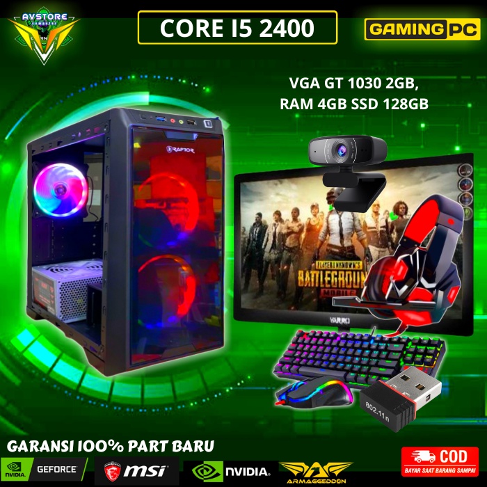 PC GAMING FULLSET PC CPU GAMING RAKITAN FUL SET I7 VGA GTX RAM 16GB SSD 256GB HDD 500G SIAP PAKAI
