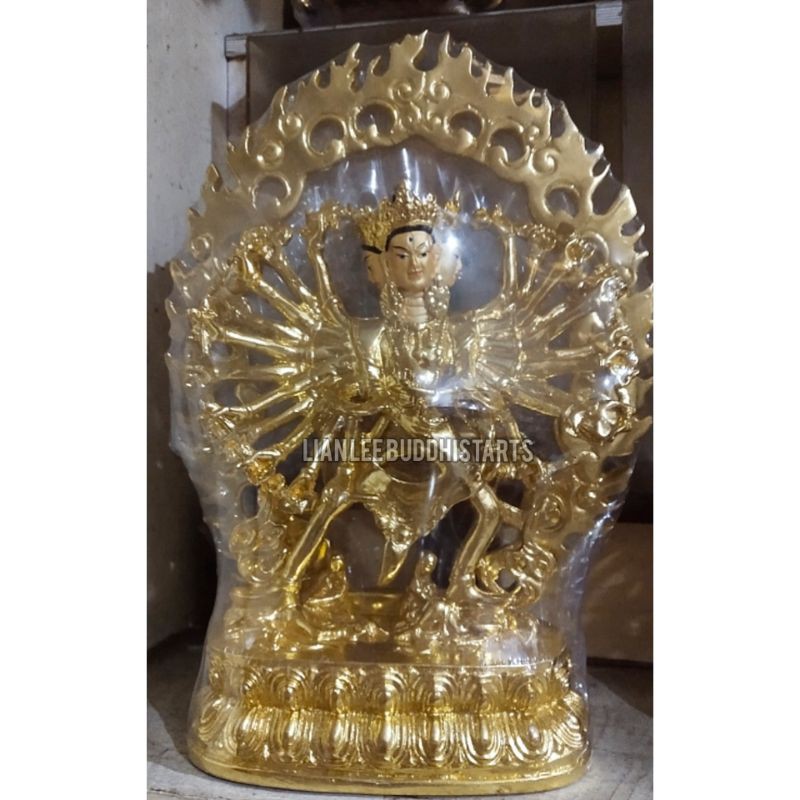 patung tibet vajra seluncingkang kalacakra