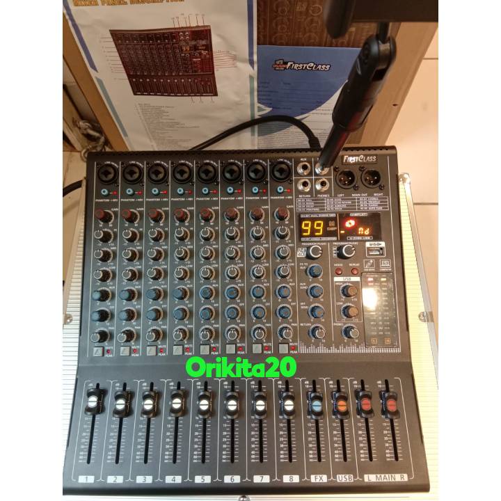 Mixer FirstClass MX2 Pro 8 MX-2 PRO8 8 Channel Professional Mixer Original