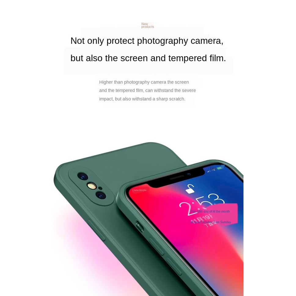 Case Bahan Silikon Flexible Tahan Gores Untuk Iphone 6 6s 7 8 7p 8p Plus Xr X Xs Xsmax 11