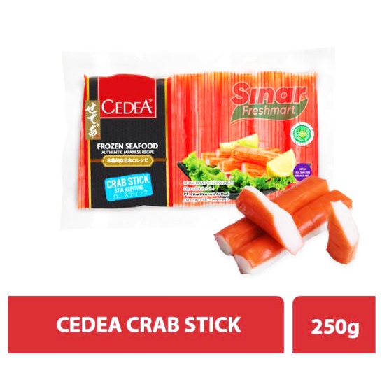 

[SINAR.FRESHMART] CEDEA Crab Stick / Stik Kepiting [250g]