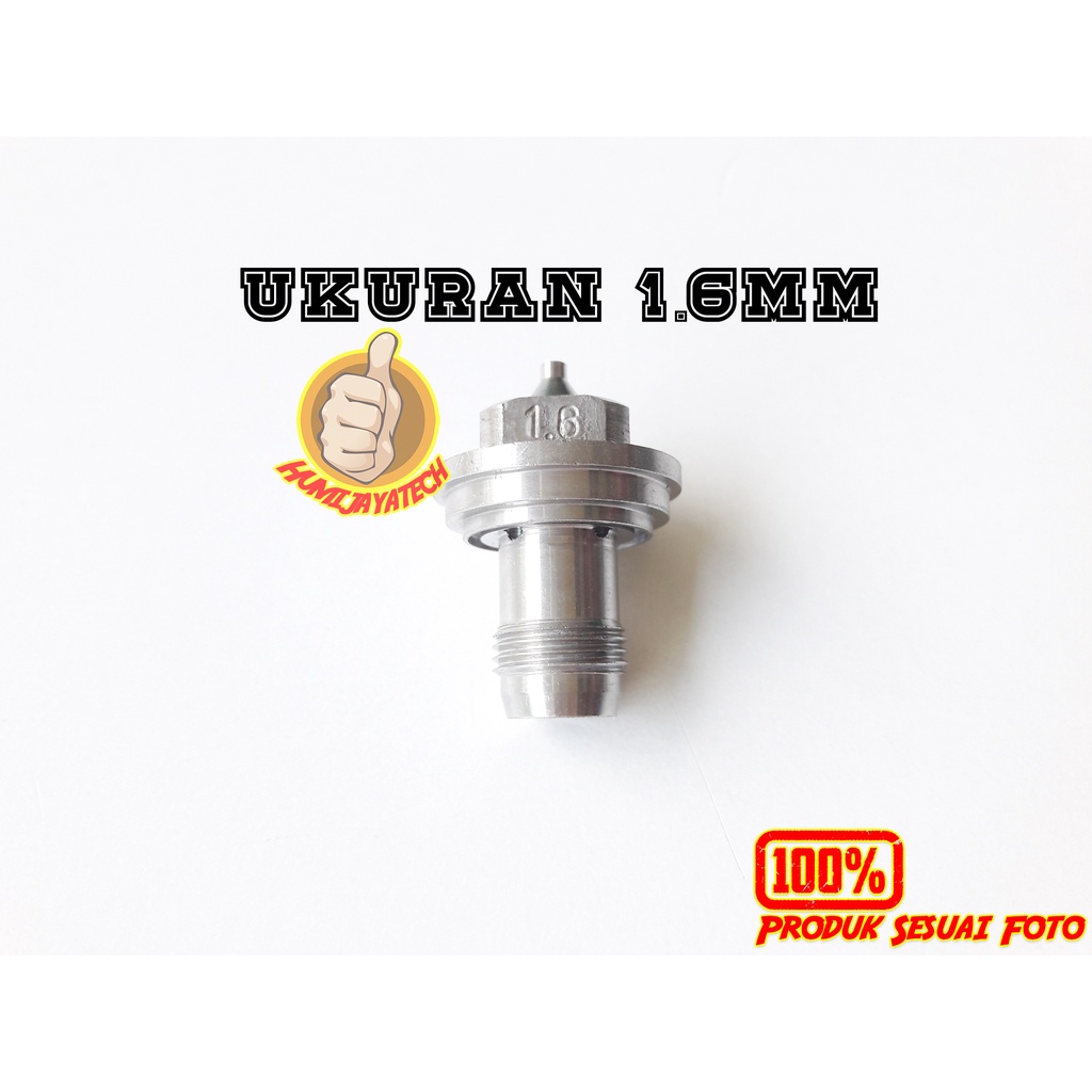 Nozzle F100 Ukuran 1.6mm / Nozzle Spraygun F100 1.6mm