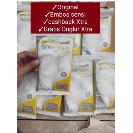 Masker sensi / masker duckbill sensi / masker duckbill / masker duckbill face mask / masker sensi is