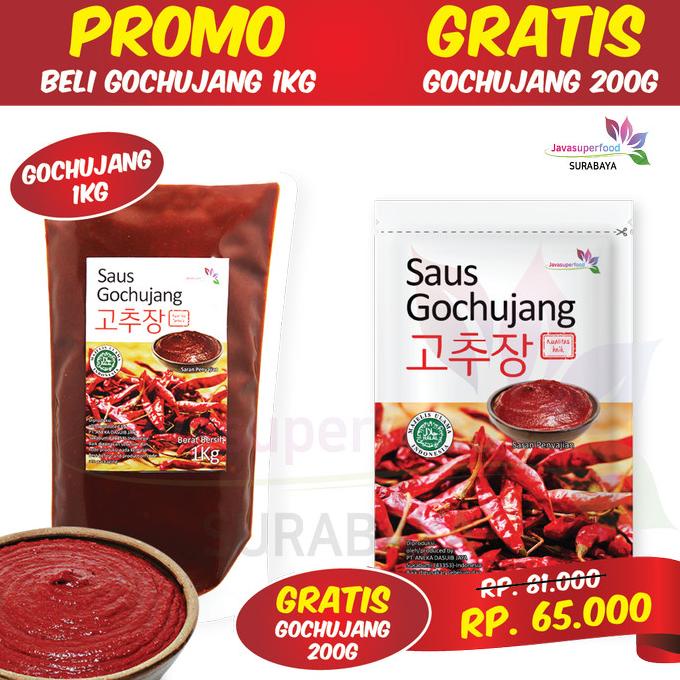 

yang dicari] PROMO BELI 1 Gochujang 1KG GRATIS 200G| Korean Hot Pepper Paste
