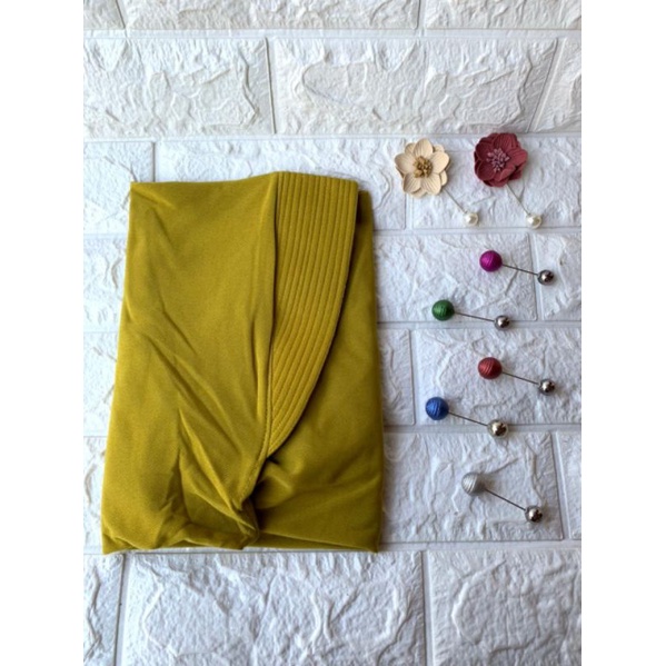 [Original Arey] ZAYYIN••Hijab Instan•Hijab Instan polos•Jersey Airis-Lemon