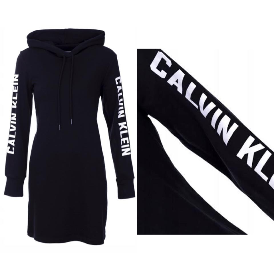 CK black hoodie dress original