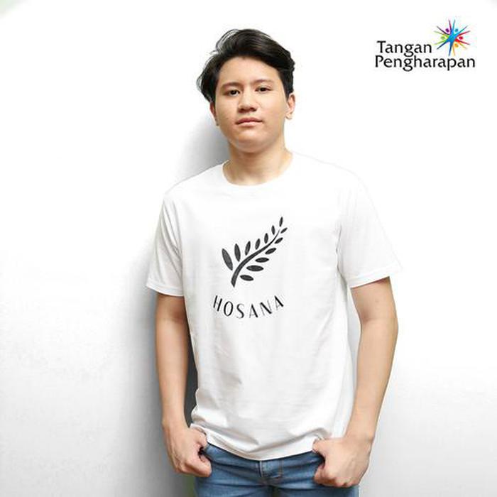 Hosana Unisex TshirtKaos Lengan Pendek Tangan Pengharapan_hf1680