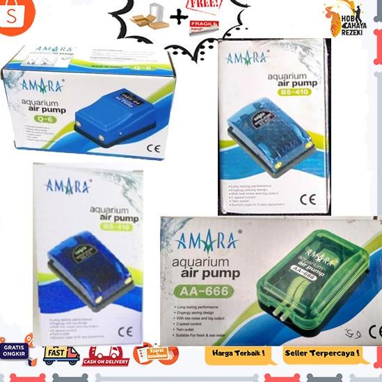☎ PAKET LENGKAP AMARA AERATOR 2 Lubang Airator Amara Aquarium hydroponik hidroponik Oksigen ❊