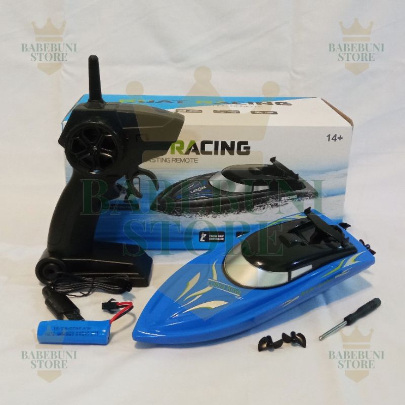 Jual Mainan RC Remote Control Kapal Speed Boat Perahu Balap 2.4Ghz