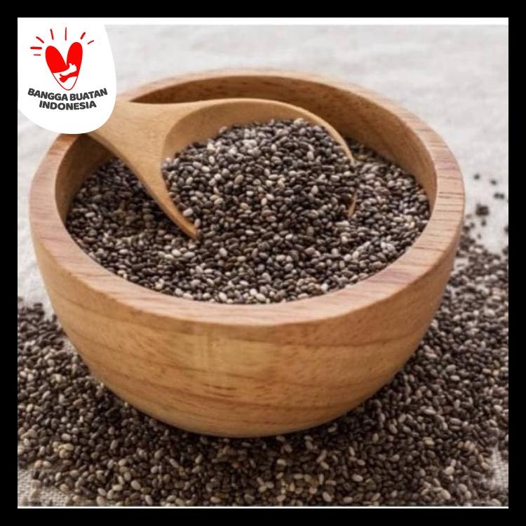 

ORGANIC BLACK CHIA SEED 1000 GRAM / 1 KG MURAH BERKUALITAS