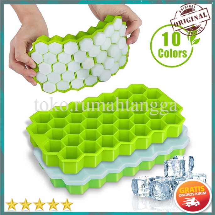 SILIKOLOVE Cetakan Coklat Es Batu Ice Cube Tray Model Pentagon - DU655 Silicone Cetakan Es Batu Hone