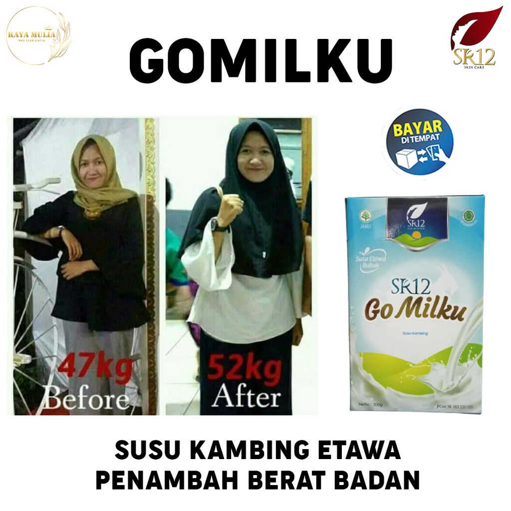 

GOMULKI SR12 SUSU ETAWA MURNI/SUSU MENAMBAH NAFSU MAKAN/SUSU PENAMBAH BERAT BADAN/SUSU KESEHATAN