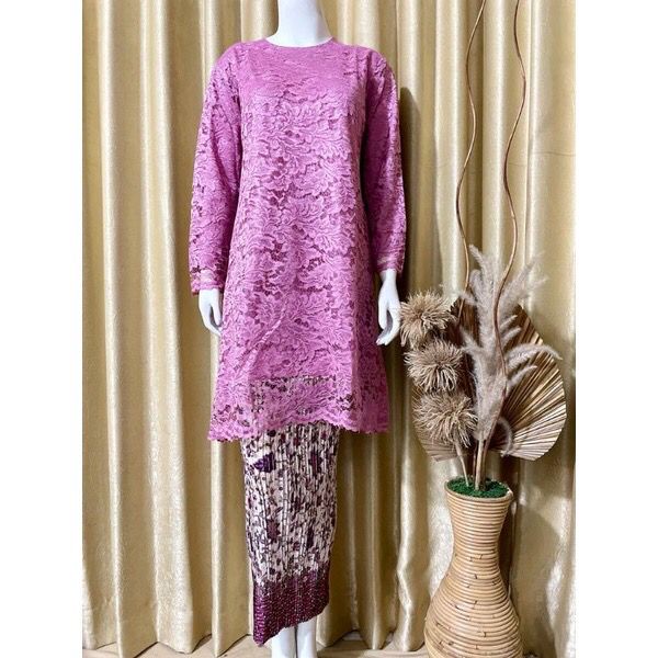 Terbaru KEBAYA JUMBO 90 KG M L XL XXL 3L [promo} ATASAN tunik terbaru dan Rok Kebaya Setelan Kebaya 