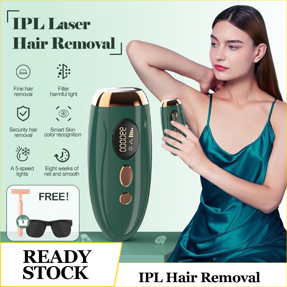 Ice Cold Laser Ga Sakit IPL Laser Penghilang Bulu Hair Removal 999999 Flashes