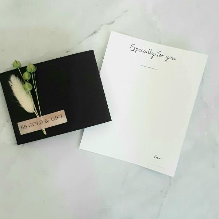 Big Sale PAKET Hampers Gift SET KARTU BUNGA KERING SUDAH TERMASUK Logam Mulia Antam Micro Gold Hadia