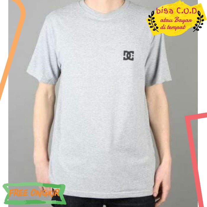 [COD]1025 BAJU KAOS OBLONG POLOS T-SHIRT DISTRO PRIA WANITA DEWASA MURAH ORI LOGO DC SHOES USA