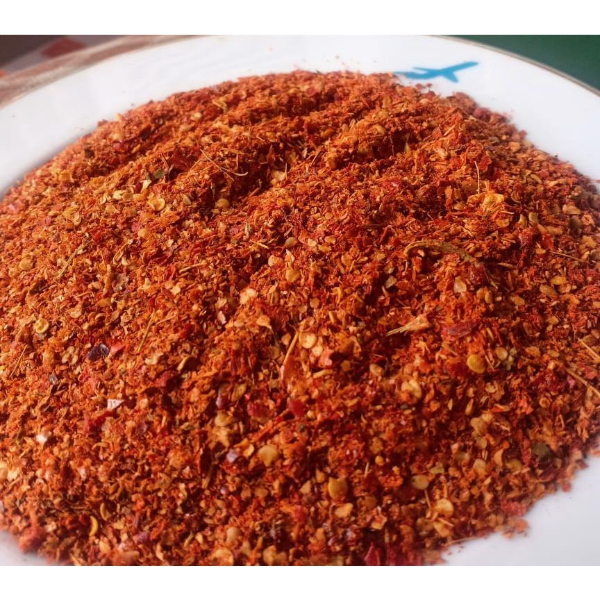 

ADY78 Grosir Cabe Bubuk Kasar Sehati 1 Kg Cocok Taburan Snack Chili Oil