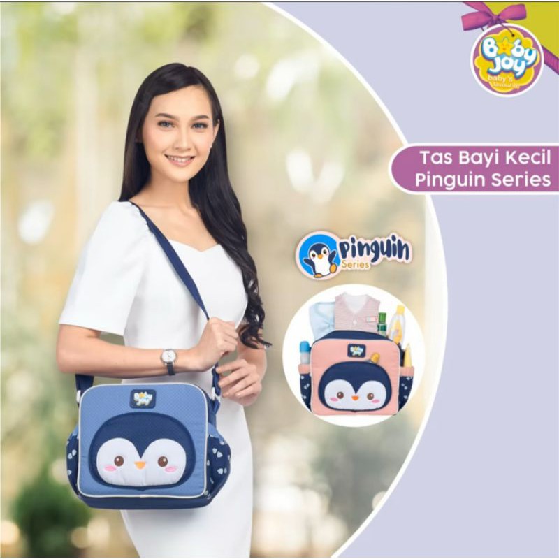 Baby Joy Tas Bayi Kecil Saku Kerut Pinguin Series - BJT 1037