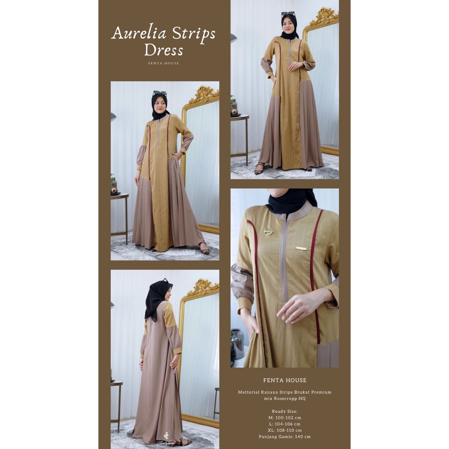 AURELIA STRIPS DRESS BY FENTAHOUSE ORIGINAL