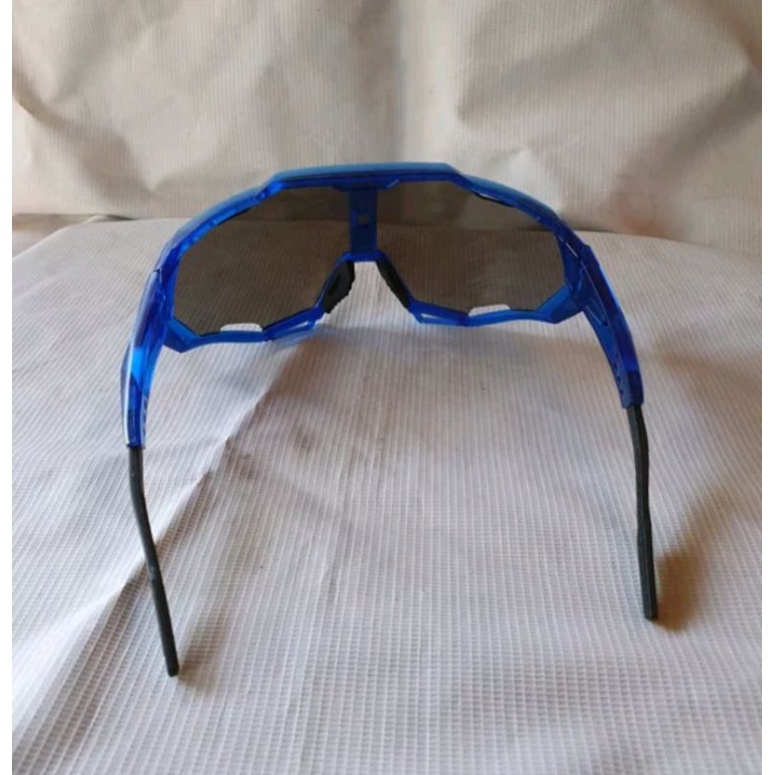 Kacamata Sepeda Gowes Sunglasses Outdoor Riding Kacamata Frame Biru 9312