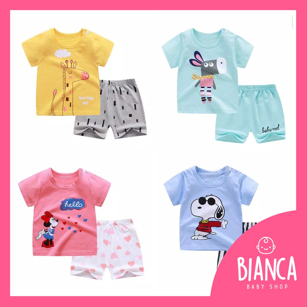 BIANCA - Baju Jumper Pendek Anak