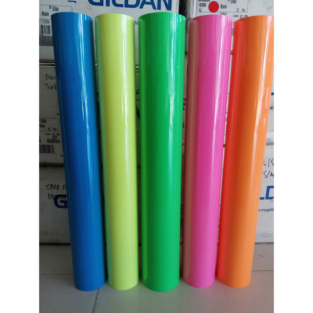  Polyflex PVC  60 CM Warna Neon Meteran Polyflex PVC  Neon 