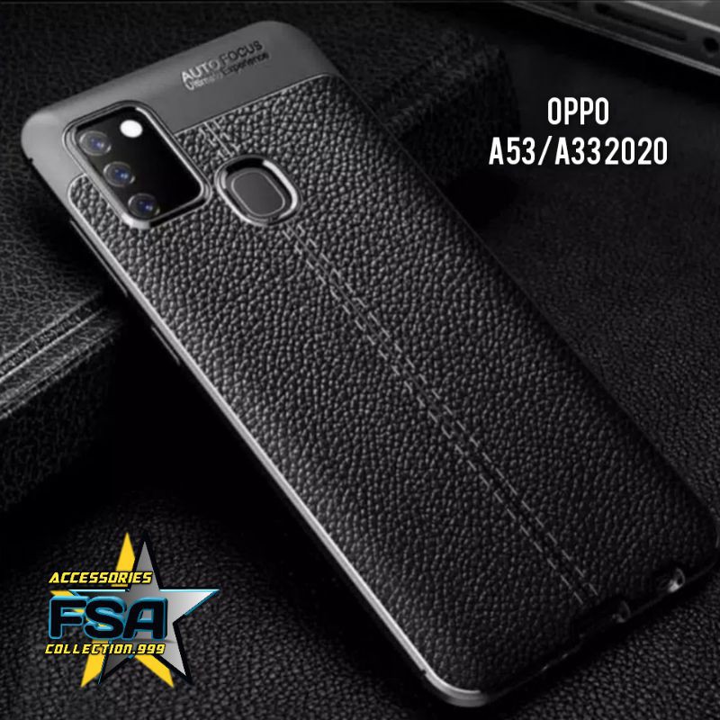 Softcase OPPO A53/A33 2020 Autofocus Leather Case Premium Quality