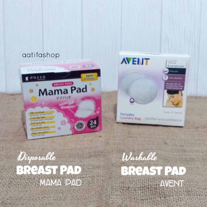 Breast Pad Avent Washable | Dacco Mama Pad Mamapad Breast Pad | Breastpad cuci ulang | Breastpad sekali pakai