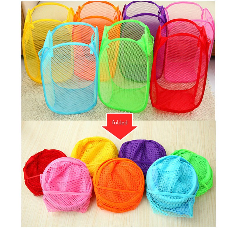 Keranjang / Tempat Baju Kotor / Model Lipat , Praktis , Portable / Laundry Bag / Hamper