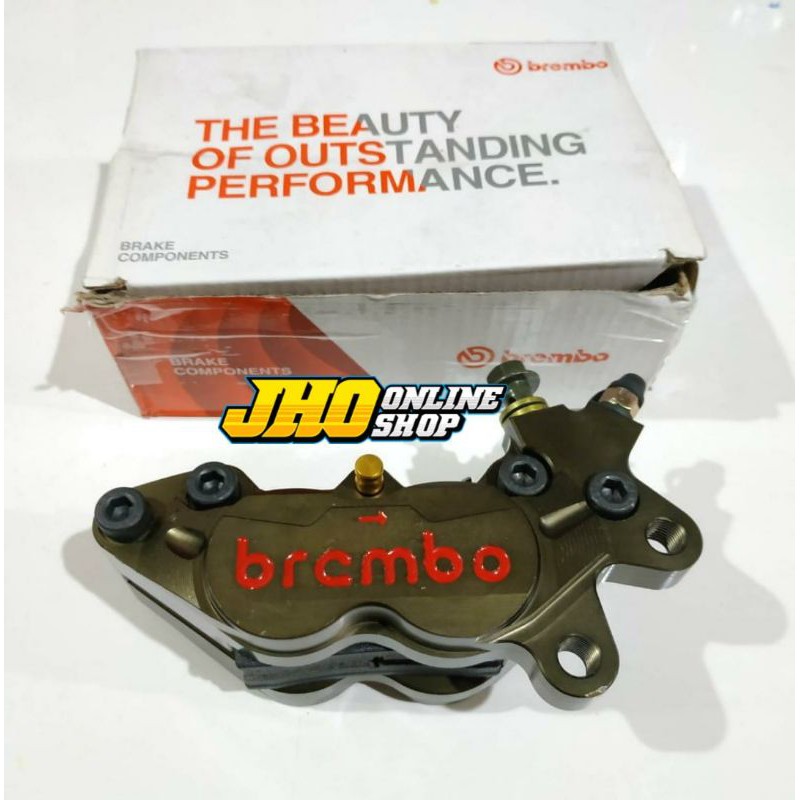 KALIPER BREMBO 4 PISTON BIG CNC ORIGINAL THAILAND PRODUCK KALIPER BREMBO 4 PISTON 1 PIN ORI THAILAND