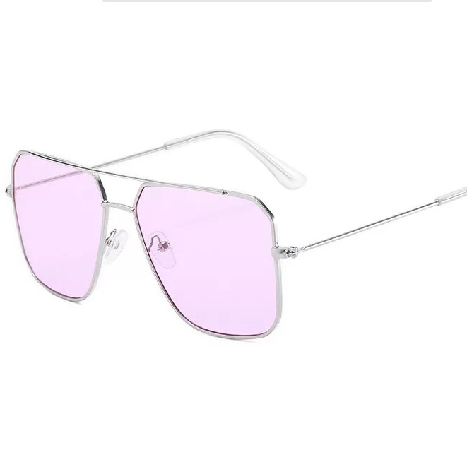 Kacamata Wanita/Pria Premium Fashion Kotak Metal Korean UV Sunglassestmall