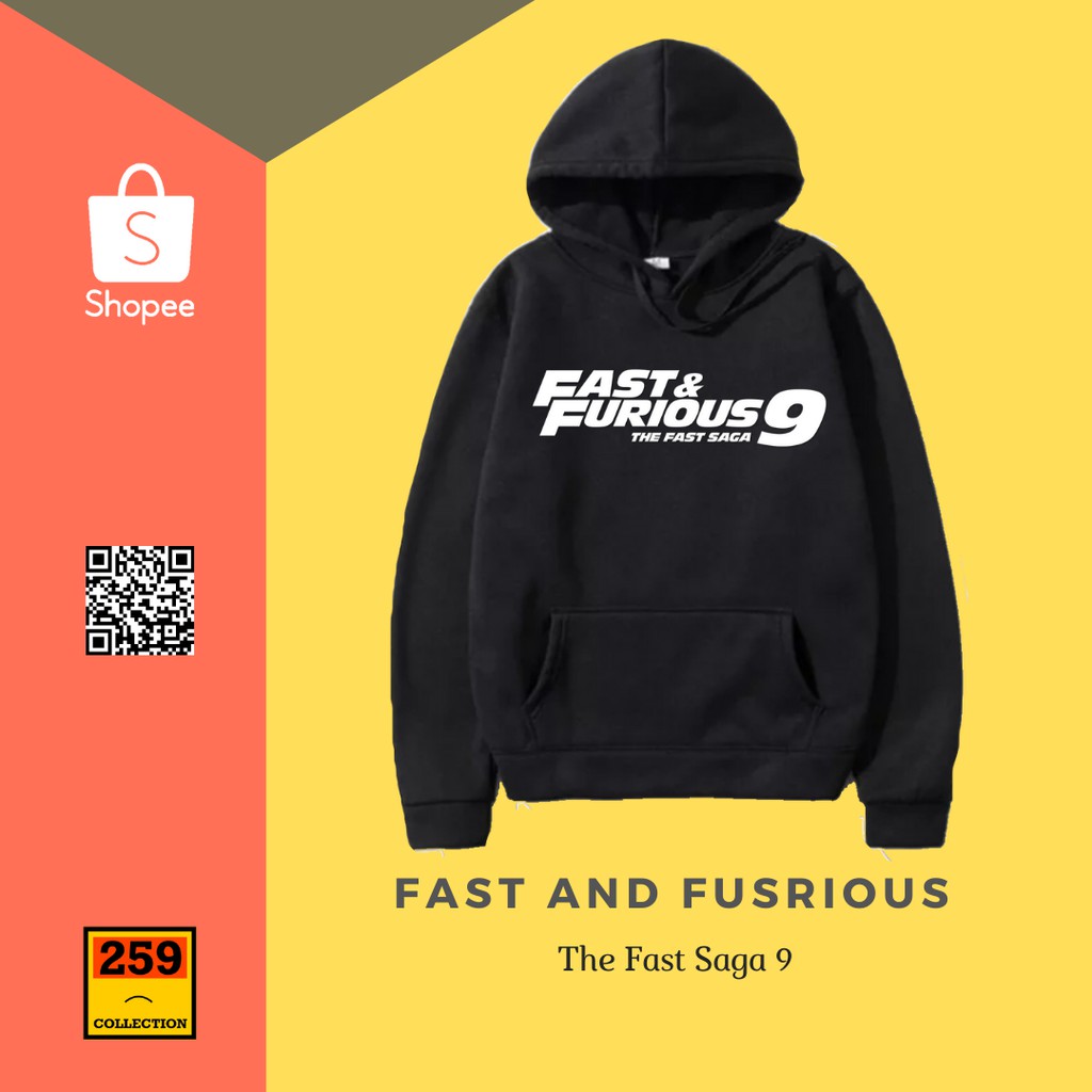Jaket Pria Hoodie Distro Murah THE FAST AND FURIOUS 9 Berkualitas