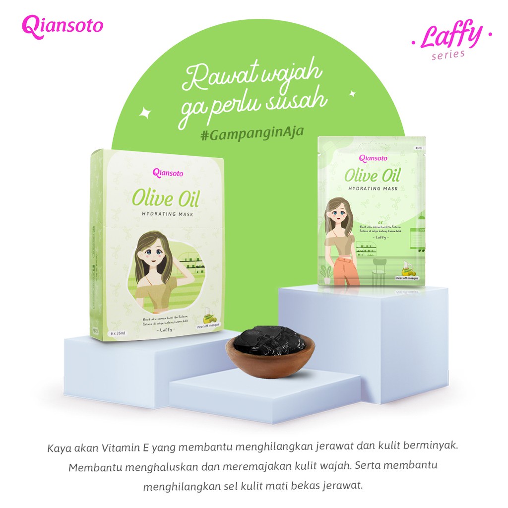 NEW HOT ITEM!! SUDAH BPOM (PERBOX) QIANSOTO Peel Off Mask Masker Peel Off Wajah