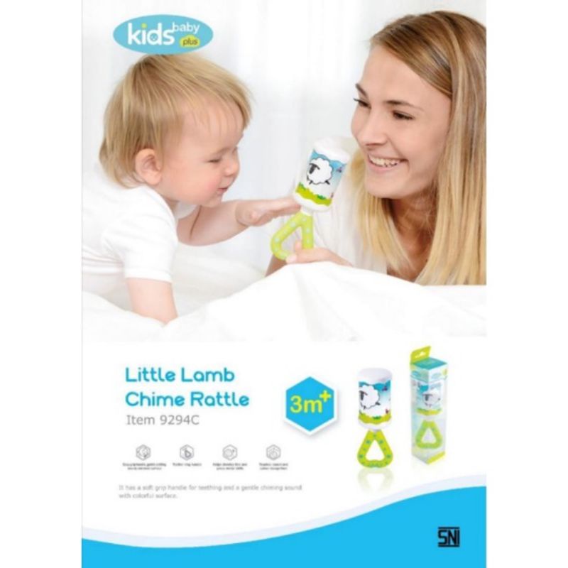 Kidsme Little Lamb Chime Rattle / mainan perangsang motorik bayi