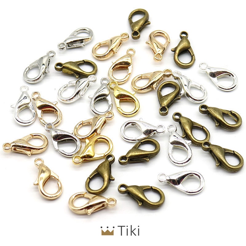 10pcs Magnetic Lobster Clasps Buckle Hook Round Ball Gesper Gelang Magnet DIY Jewelry Making Digunakan Untuk Gelang Couple - PD