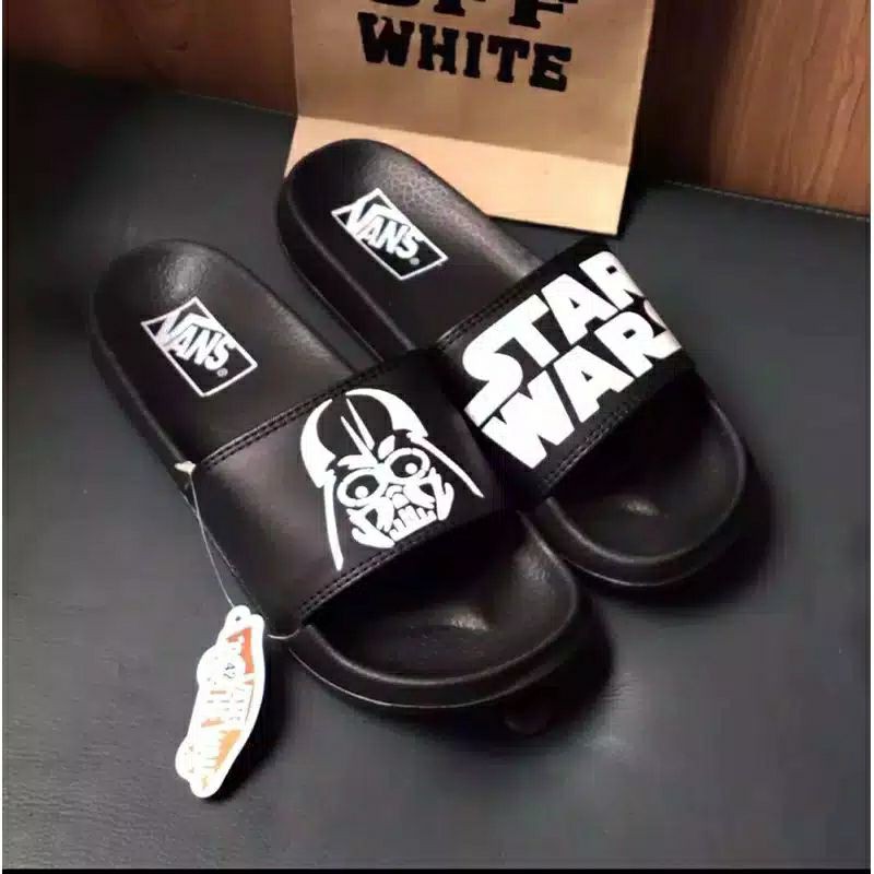 Sendal Vans StarWars Slide / Sandal slide-slop Murah Pria Wanita-1