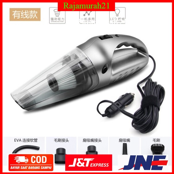 PROMO OTOHEROES Vacuum Cleaner Penyedot Debu Mobil 100W - Gray Silver - OMRSKIGS