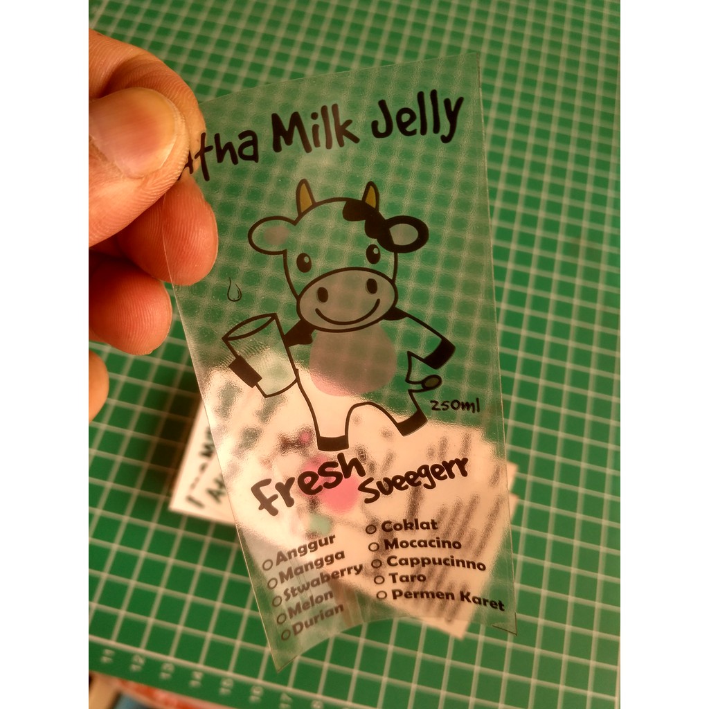

Stiker Transparan label Makanan/Minuman/Kosmetik dll