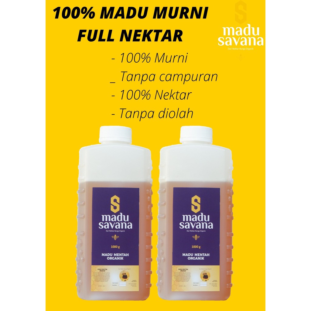 

Jual madu savana murah - murni nektar