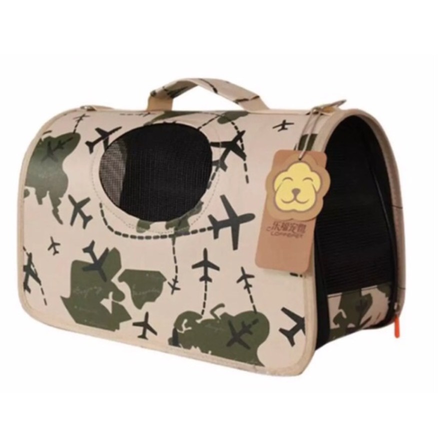 Adda Home - Waterproof Pet Carrier Bag Tas Anjing Kucing Kelinci Slempang Dapat Dilipat Travel Outdoor