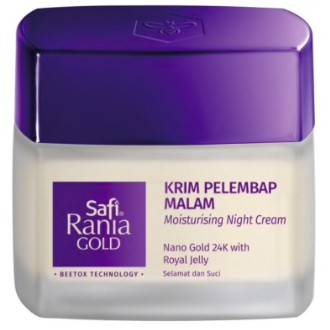 [CHAT SEBELUM ORDER] SAFI MALAYSIA Rania Gold Krim Pelembap Malam