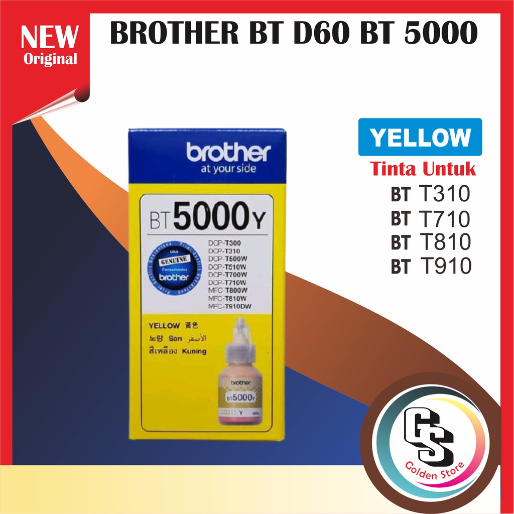 Tinta Brother BT d60bk BT5000 PREMIUM (COMPATIBLE) FOR DCP - T310 , DCP -T510W , DCP-T710W , DCP-T810W -1SET