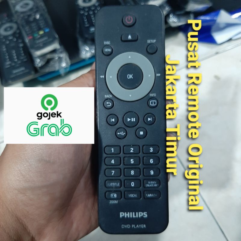 REMOTE REMOT DVD PHILIPS KECIL ORIGINAL ASLI