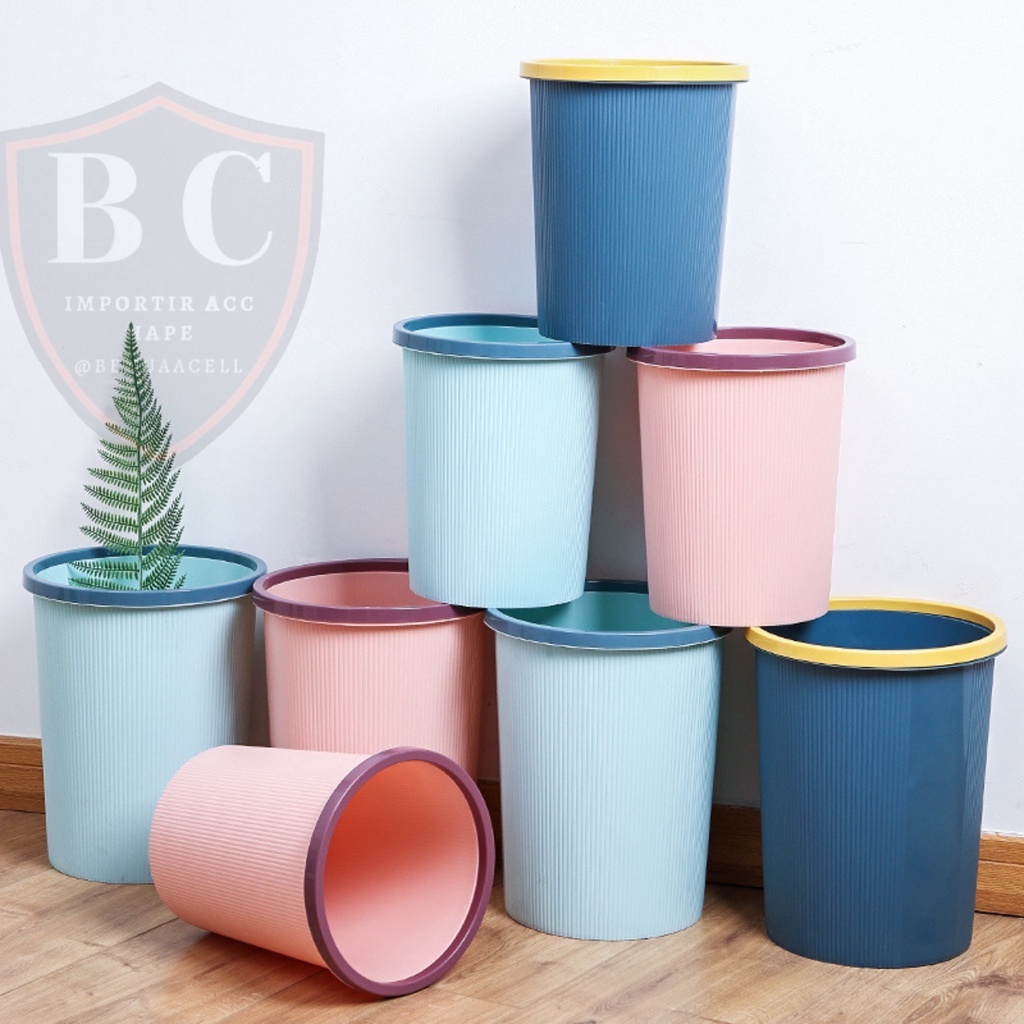 TONG SAMPAH PORTABLE DENGAN TEMPAT KANTONG PLASTIK SAMPAH REFIIL