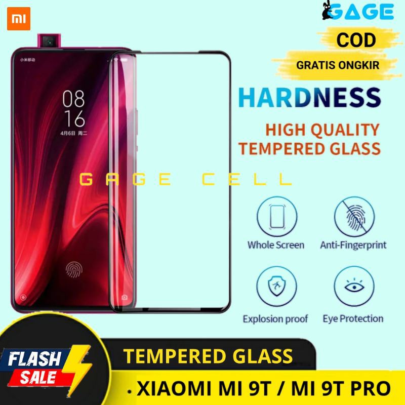 PREMIUM TEMPERED GLASS FULL LAYAR TG ANTI GORES KACA XIAOMI MI 9T 9T PRO  9TPRO SCREEN PROTECTOR