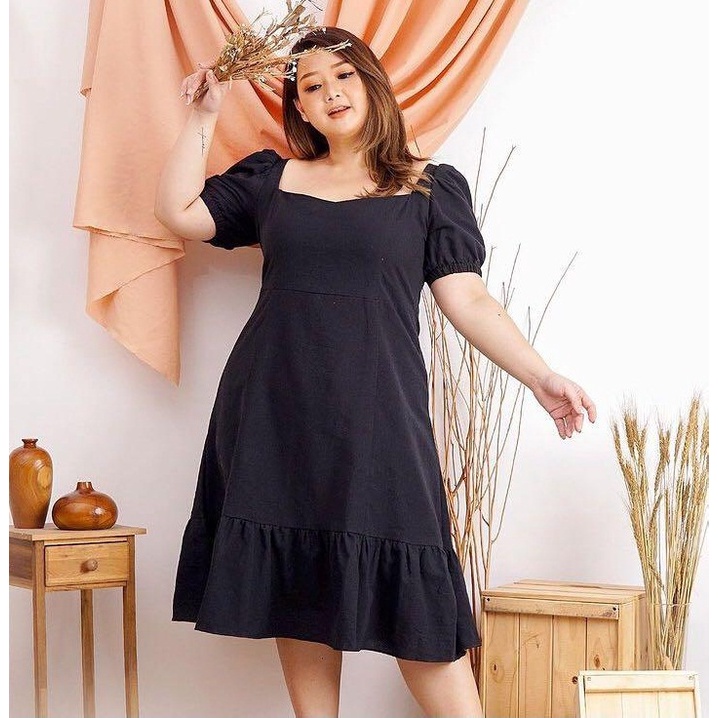Sandra Dres Jumbo Dress Jumbo Wanita | Dress Big Size| Dress Korea Korea Style | Plus Size Clothing