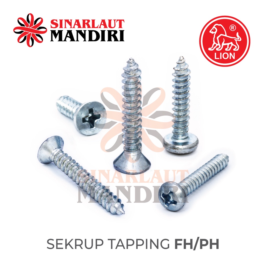 Sekrup Tapping / Tapping Screw HPL PH+ 6x3/8