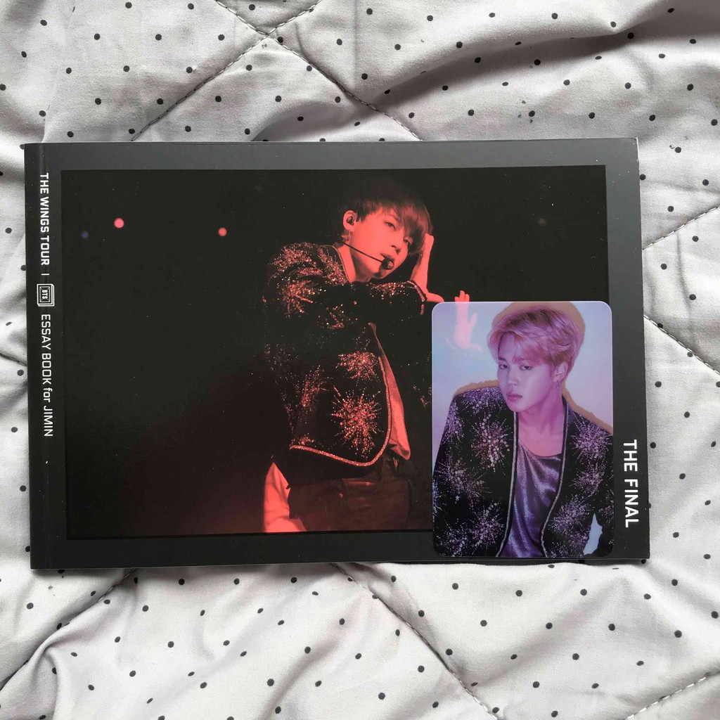 [OFFICIAL] ESSAY BOOK JIMIN FULLSET/ PHOTOCARD ESSAYBOOK JIMIN