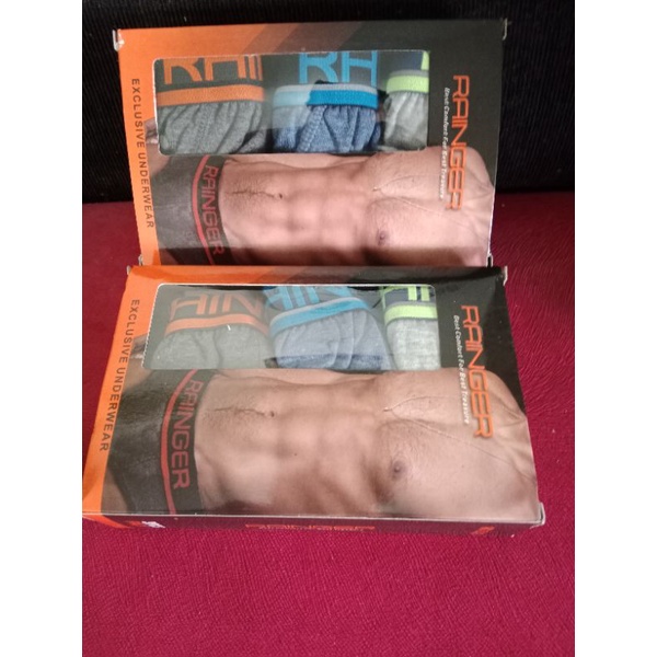 Celana dalam pria rainger 012 / Celana dalam pria karet boxer